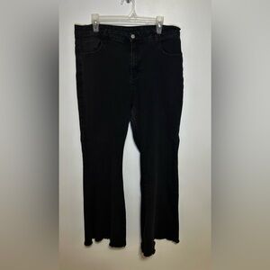 Black faded distressed Flare Pants READ FULL DESCRIPTION PLEASE ☺️